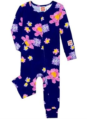 Licensed LEGO Flower Footless Sleeper Kids Viscose Pajama Size NWT Various Sizes